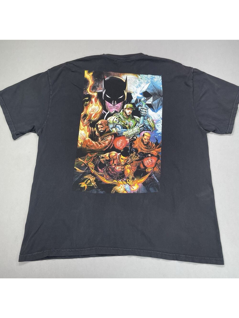 Faze Clan Shirt Mens XXL Black Batman Tyler Kirkham Short Sleeve Organic